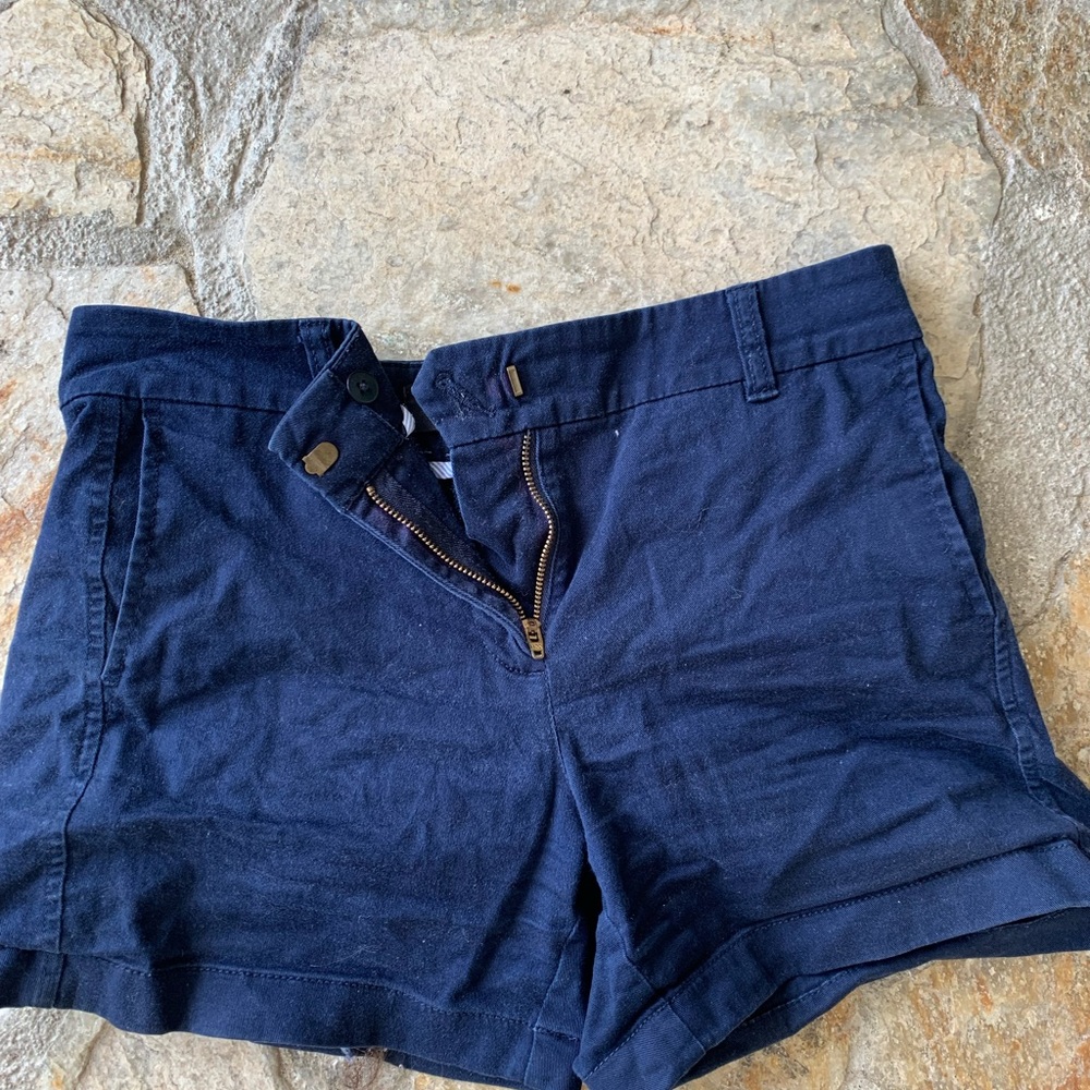 Navy chino shorts by J.Crew size 2